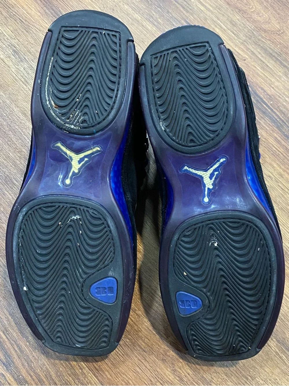 Nike Air Jordan 18 OG 2003 Black Sport Royal Size 10 Rare Vintage Read